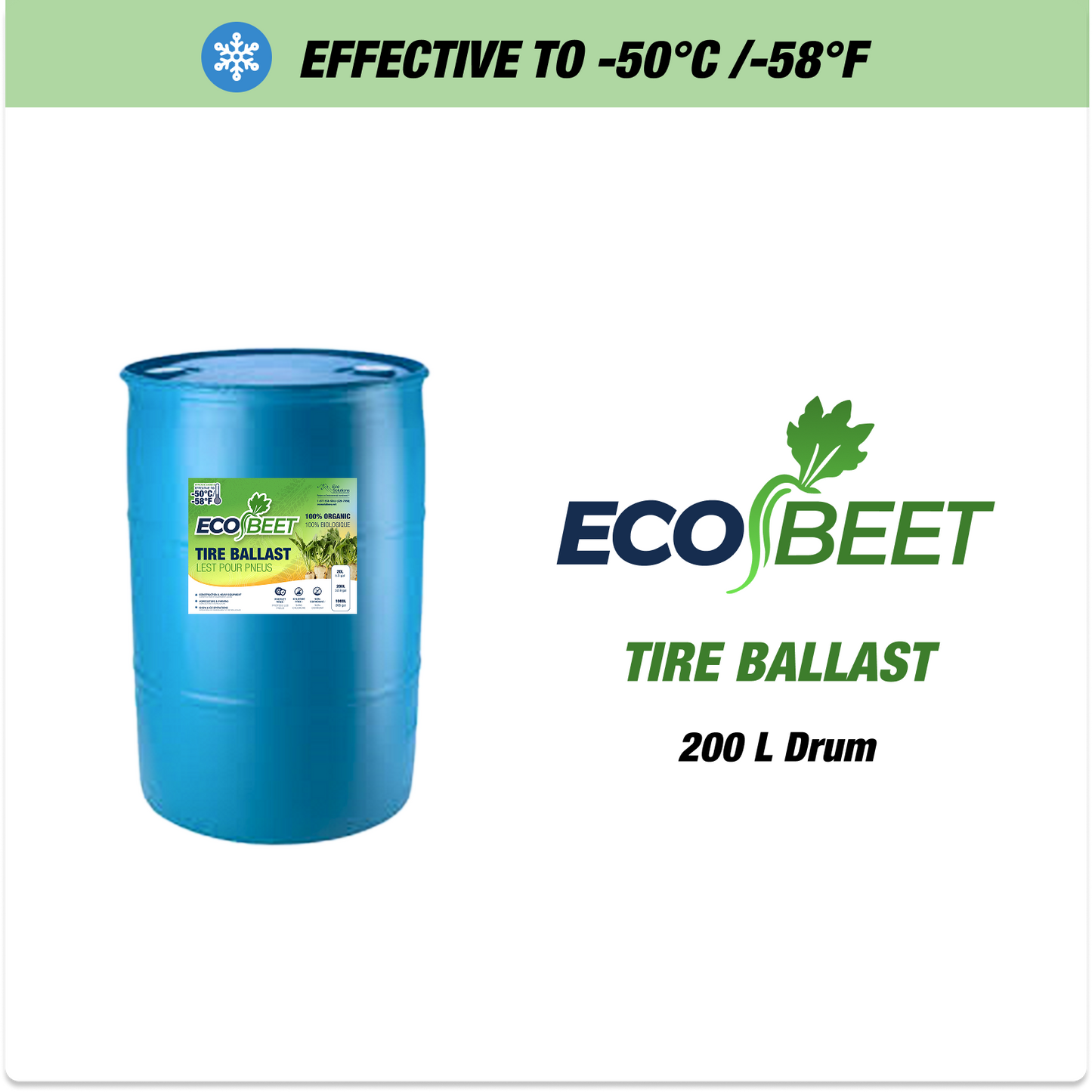 EcoBeet Organic Non-Corrosive Tire Ballast