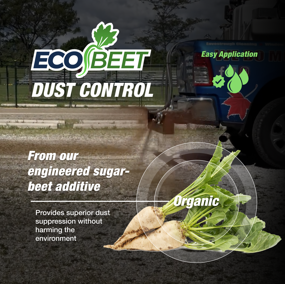 EcoBeet Dust Control – Organic Dust Suppressant – Eco Solutions Products